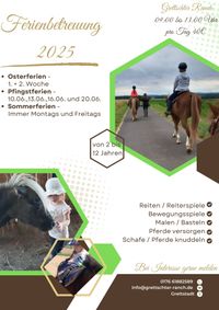 Ferienbetreuung 2025 Flyer