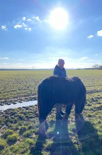 Spaziergang mit Cheyenne